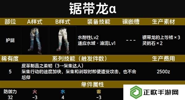 怪物猎人荒野套装效果图鉴   全套装效果及制作材料总汇图片49