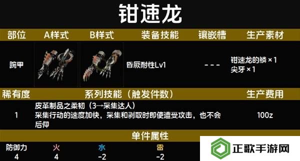 怪物猎人荒野套装效果图鉴   全套装效果及制作材料总汇图片6