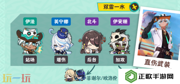 原神伊法双雷一水怎么玩 伊法配队大全攻略