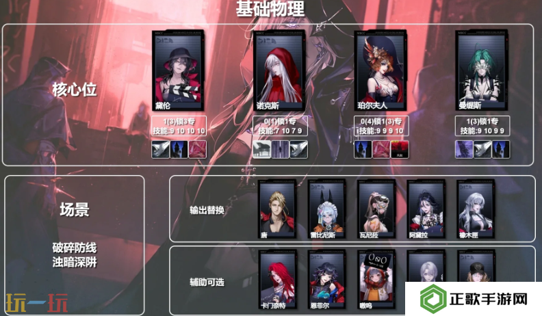 无期迷途物理队怎么配队 无期迷途物理队体系配队推荐